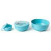 Amuse Home & Garden > Kitchen & Dining > Food & Beverage Carriers > Recyclable > BPA-free > Polypropylen > Sustainable > Amuse Bowl Collection > Blau > Tritan® > Umweltfreundlich 2000ml/Blau Auslaufsichere Frischhalte und Lunch Schüssel mit Sicht-Deckel, 200 ml - 1000 ml - 2000 ml, (Blau oder Rosa)