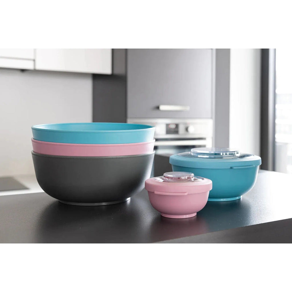 Amuse Home & Garden > Kitchen & Dining > Food & Beverage Carriers > Recyclable > BPA-free > Polypropylen > Sustainable > Amuse Bowl Collection > Blau > Tritan® > Umweltfreundlich Auslaufsichere Frischhalte und Lunch Schüssel mit Sicht-Deckel, 200 ml - 1000 ml - 2000 ml, (Blau oder Rosa)