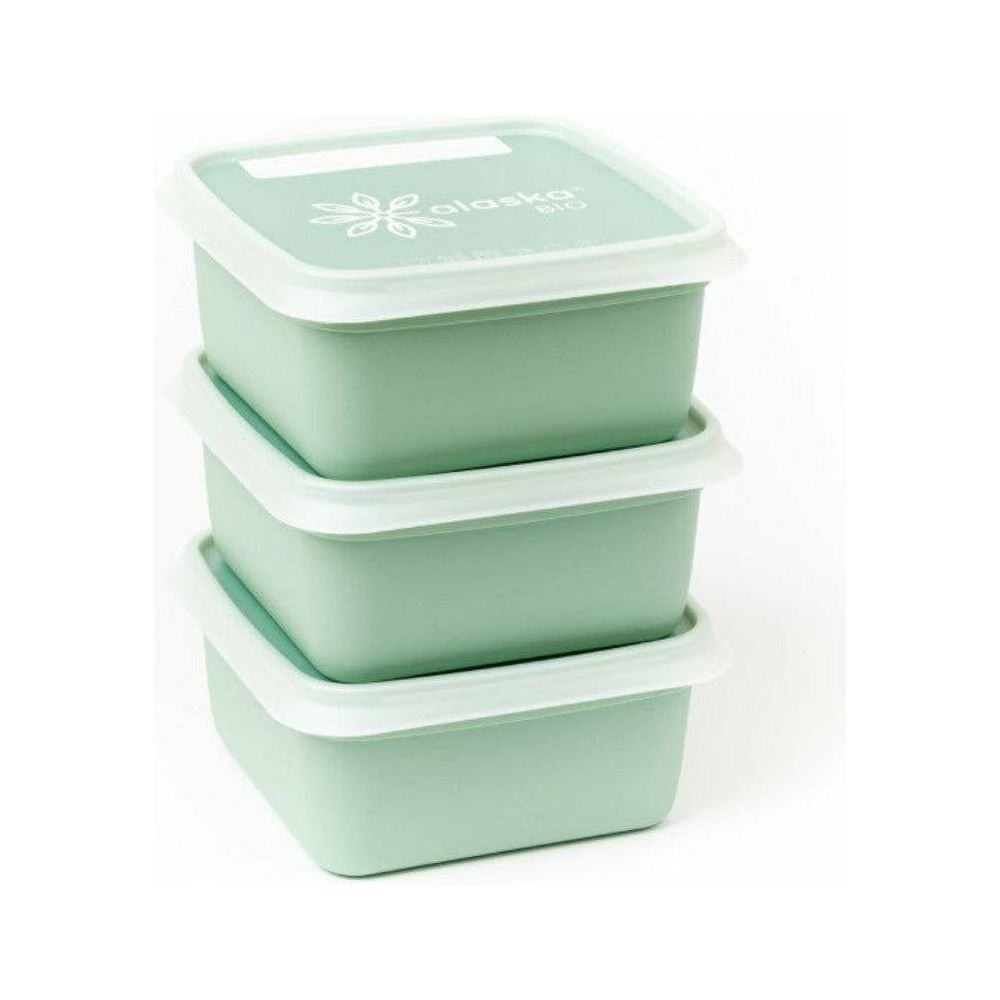 Amuse Kitchen & Dining > Food Storage > Food Storage Containers > Airtight Food Storage Containers > Sustainable > BIO > Sugarcane > Renewable > Eco-friendly Alaska Bio Gefrierdosen, Frischhaltedosen, 3er Packung (500, 750, 1000 ml)