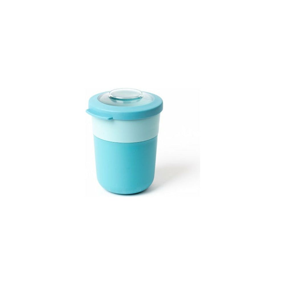 Powder Blue Frühstück und Lunch Behälter - 450 + 150 ml Blau