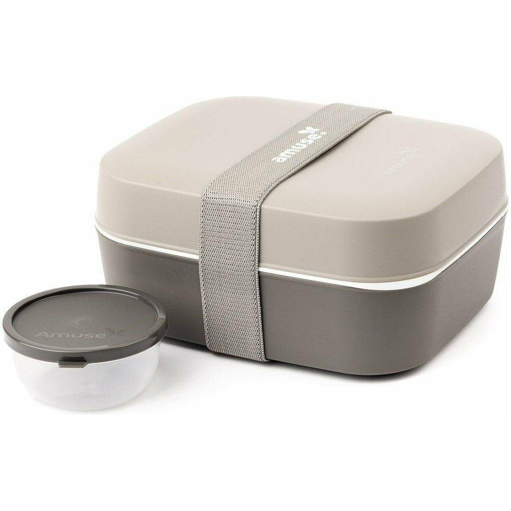 Light Gray Lunchbox 3-in-1 verschiedene Farben: Blau - Grau - Rosa