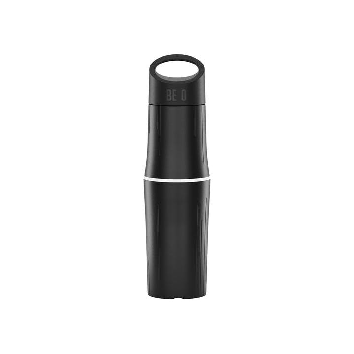 BE O Lifestyle Home & Garden > Kitchen & Dining > Food & Beverage Carriers > Water Bottles > recyclable > BPA-free > sugarcane > sustainable Schwarz-Onyx Black Trinkflasche BE O Bottle - in grün, lila oder schwarz