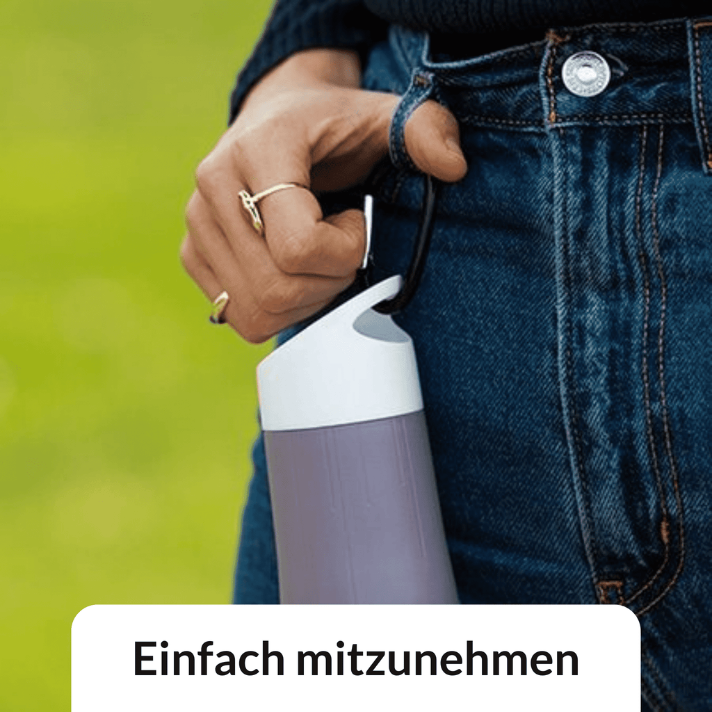 BE O Lifestyle Home & Garden > Kitchen & Dining > Food & Beverage Carriers > Water Bottles > recyclable > BPA-free > sugarcane > sustainable Trinkflasche BE O Bottle - in grün, lila oder schwarz