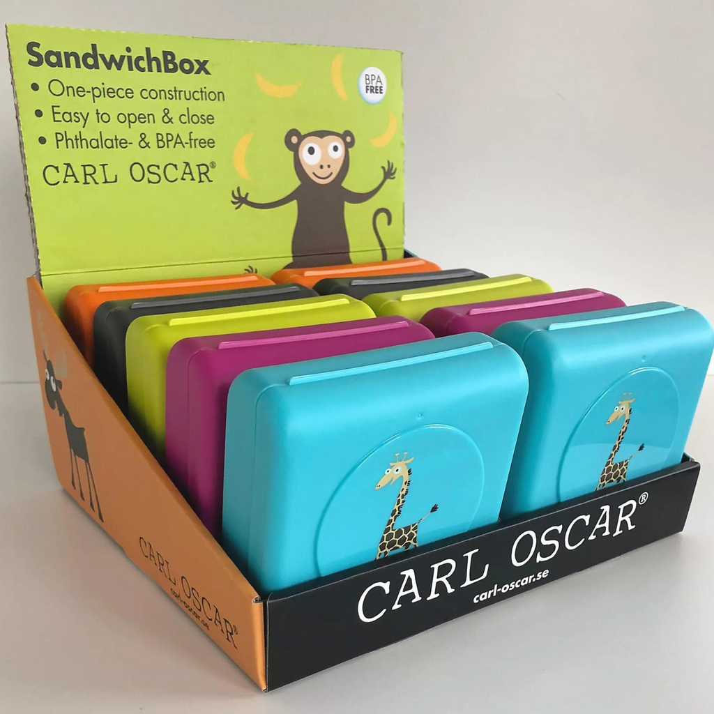 Carl Oscar Sandwich Box, Kinder - Display Box (2x5 Stück)