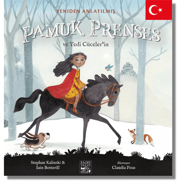 Fairy Tales Retold children's book Pamuk Prenses ve Yedi Cüceler'in - Schneewittchen türkische Ausgabe