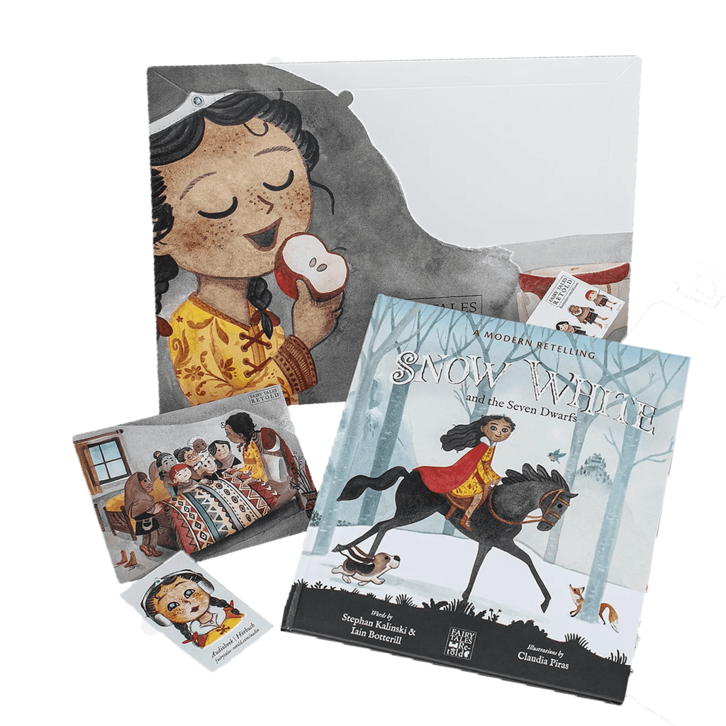 Fairy Tales Retold children's book Pamuk Prenses ve Yedi Cüceler'in - Schneewittchen türkische Ausgabe