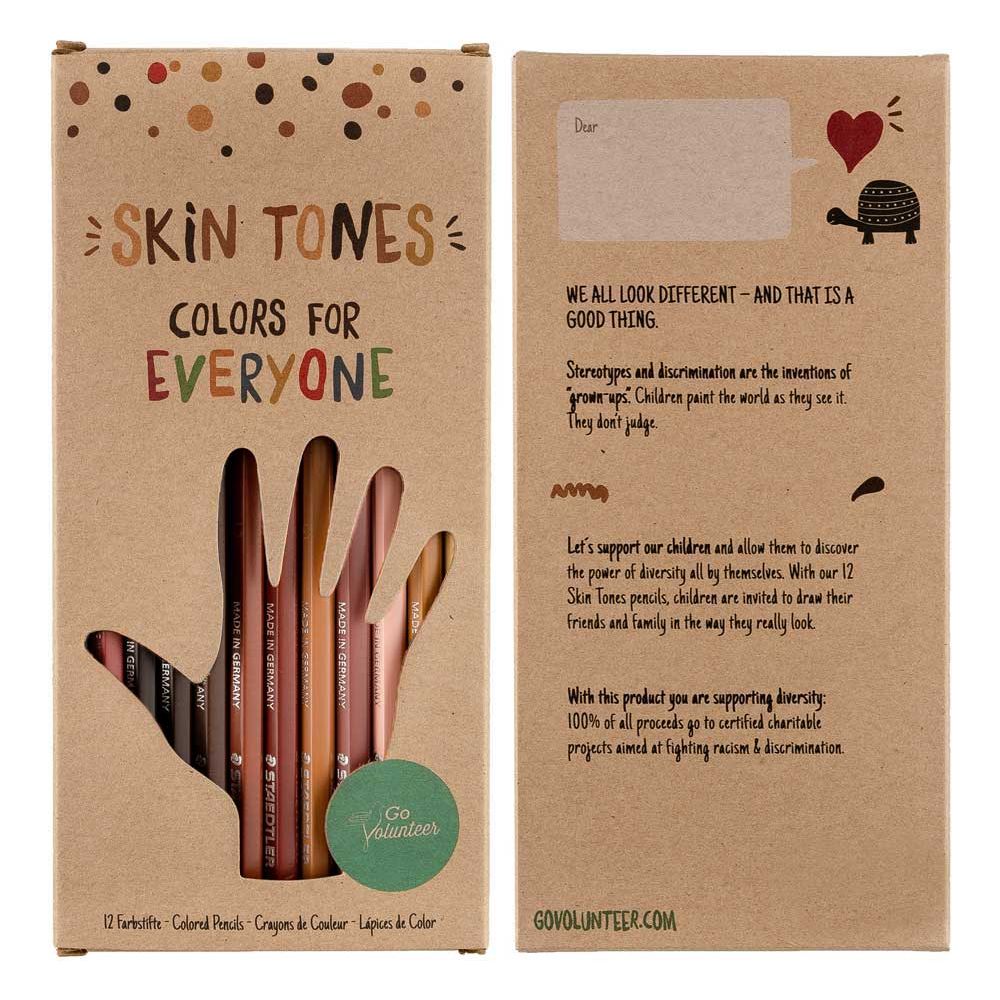 Hautfarben-Buntstifte Bürobedarf > Büroarbeitsmittel Schreibgeräte > Füller & Bleistifte Bleistifte > Zeichenbleistifte & Buntstifte English Version: Skin Tones For All 12 Hautfarben-Buntstifte oder 12 Skin Tones Pencils