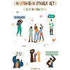 Hautfarben-Buntstifte Bürobedarf > Büroarbeitsmittel Schreibgeräte > Füller & Bleistifte Bleistifte > Zeichenbleistifte & Buntstifte Sticker-Set “Sticker für alle”