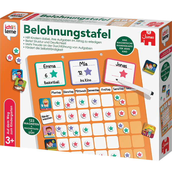 Jumbo Toys & Games > Toys > Educational Toys > Educational Flash Cards Ich Lerne Belohnungstafel