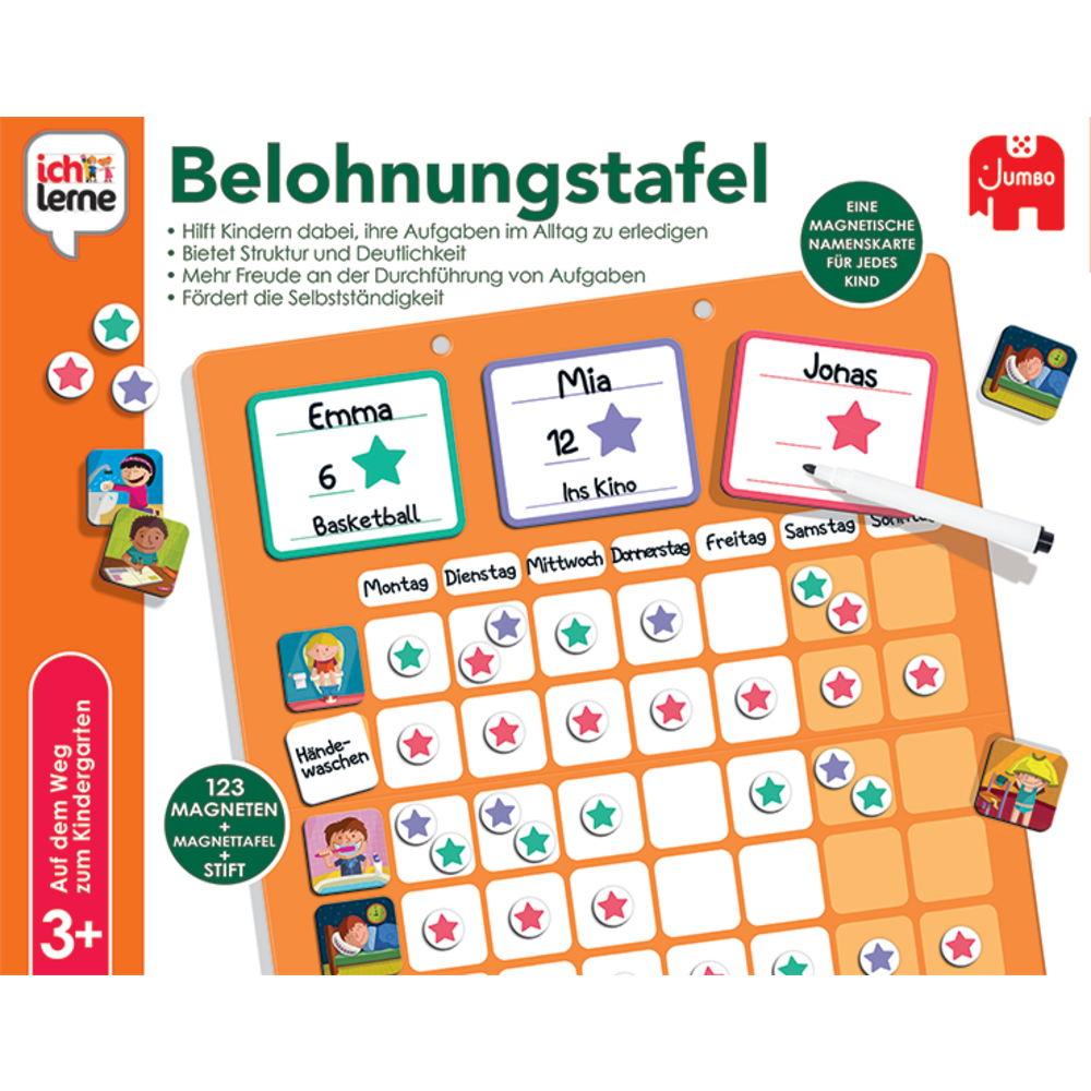 Jumbo Toys & Games > Toys > Educational Toys > Educational Flash Cards Ich Lerne Belohnungstafel