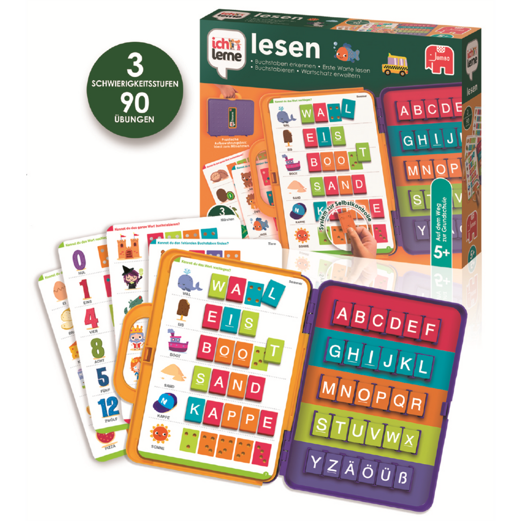 Jumbo Toys & Games > Toys > Educational Toys > Game Board > Letters > Learning > Playful Practice > Leaning Letters > Motivation > Playful Competition Ich Lerne Lesen
