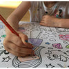 Mal Mich Bunt Drawing & Painting Paper Ausmal-Tischdecke aus Papier - Motiv: Fantasie / Einhorn