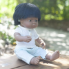 miniland Toys & Games Toys>Dolls, Playsets & Toy Figures>Dolls miniland Babypuppe Hispanic Junge mit Cochlea-Implantat 38 cm Hörgerät