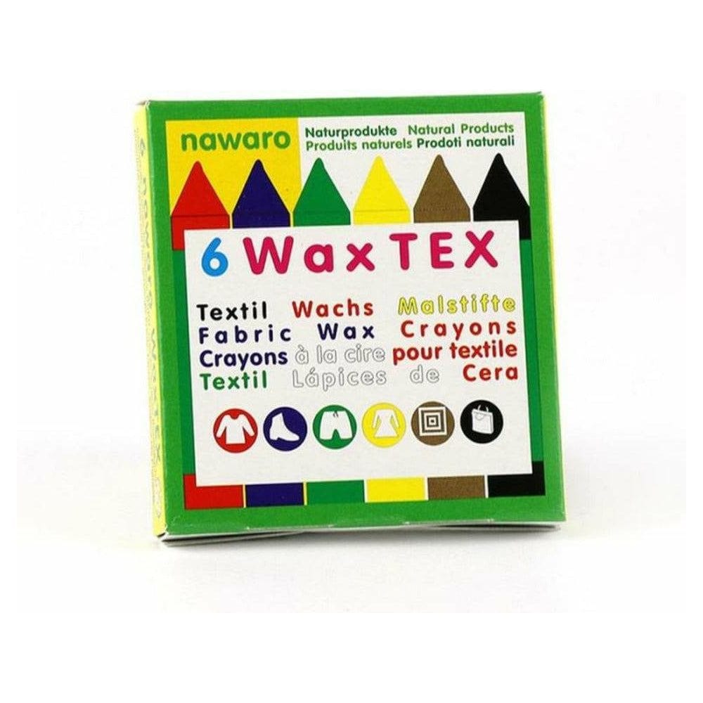 ÖkoNORM Bastelsets > Bastelsets für Kinder > Kreativ-Sets > Stoffmalstifte > Textilwachsmalstifte > WAX Tex nawaro > Buntstifte WAX Tex nawaro, Textil Wachsmalerstifte - 6 Farben