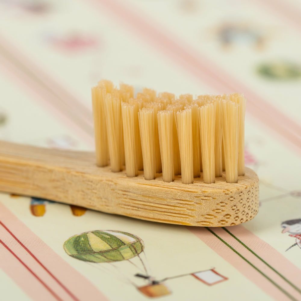 Wheat Bambus Zahnbürste (1 Stück) für Kinder oder Erwachsene