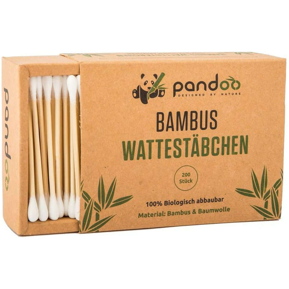 Pandoo Gesundheit & Schönheit > Körperpflege > Wattestäbchen > Plastikfreie Wattestäbchen > Bambus > Bio-Baumwolle > Biologisch abbaubar Erwachsene (200 Stäbchen) Plastikfreie Wattestäbchen aus Bambus und Bio-Baumwolle (Babies oder Erwachsene)