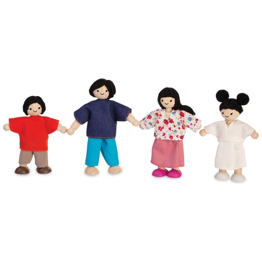 Dark Slate Gray Plantoys: Puppenfamilie Asiatisch