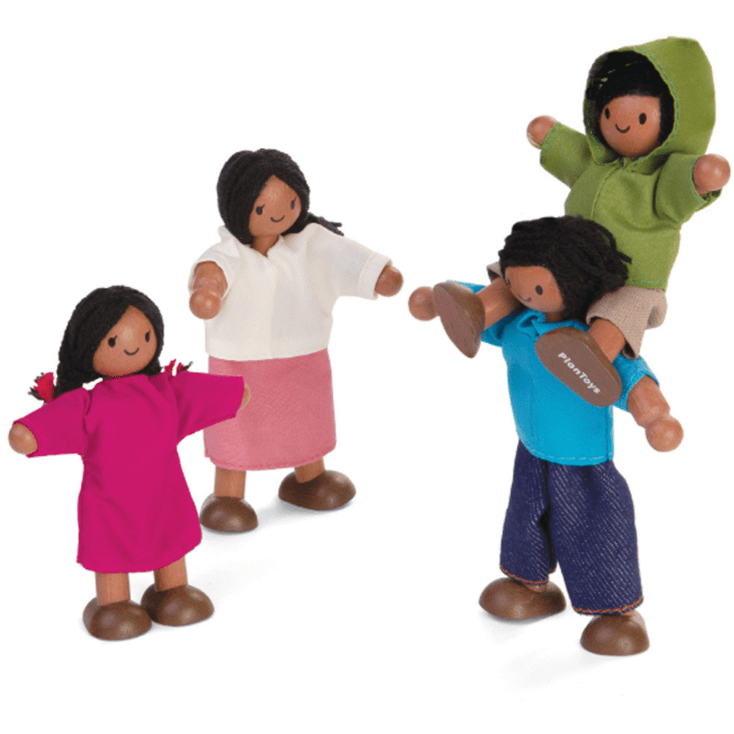 Maroon Plantoys: Puppenfamilie Latino