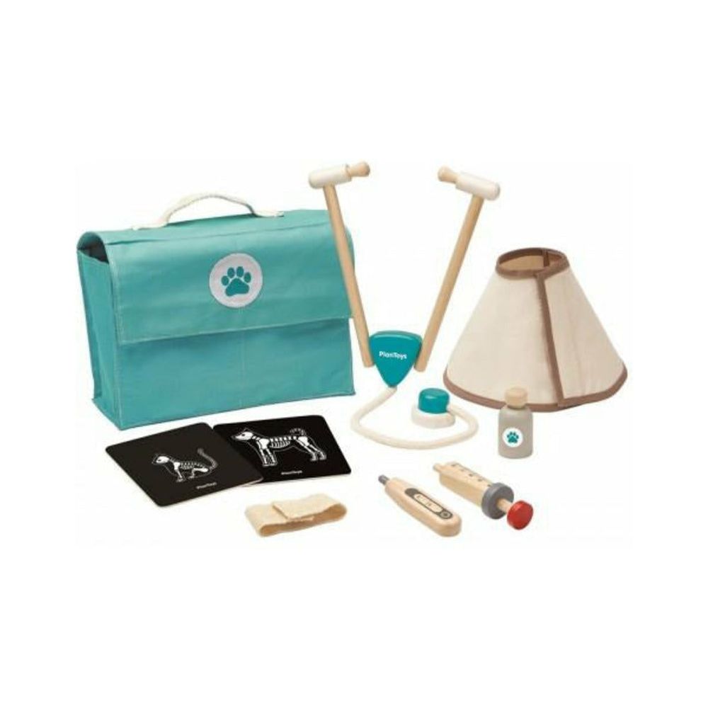 Plan Toys Spielzeug & Spiele > Spielzeug > Vorgetäuschtes Spiel > Vorgetäuschte Berufe & Rollenspiele > Tierarzt-Tasche > Plan Toys Tierarzt-Tasche > Kinder Tierarzt-Tasche > Tierarzttasche mit zahlreichem Zubehör > Role Play Tierarzt-Tasche Aktionsspiele Tierarzt-Tasche