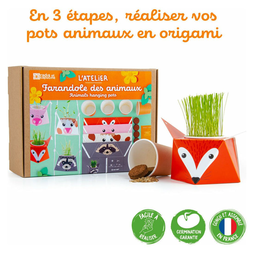 RADIS ET CAPUCINE Gardening Tool Accessories LA FARANDOLE DES ANIMAUX - AKTIVITÄTSBOX