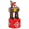 Small Foot Christmas toys Weihnachtsfiguren aus Holz, Drückfiguren