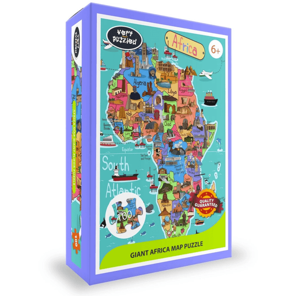 Very Puzzled Afrika Karte Riesenpuzzle (100 Teile)