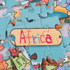 Very Puzzled Afrika Karte Riesenpuzzle (100 Teile)