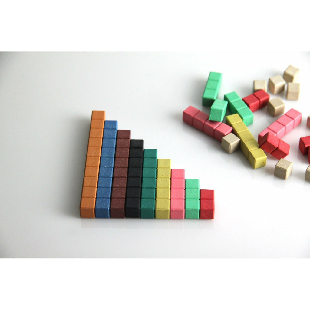 Wissner GmbH Toys & Games > Toys > Educational Toys > Numbers game > Learning 30 FARBIGE RECHENSTÄBE AUS RE-WOOD®